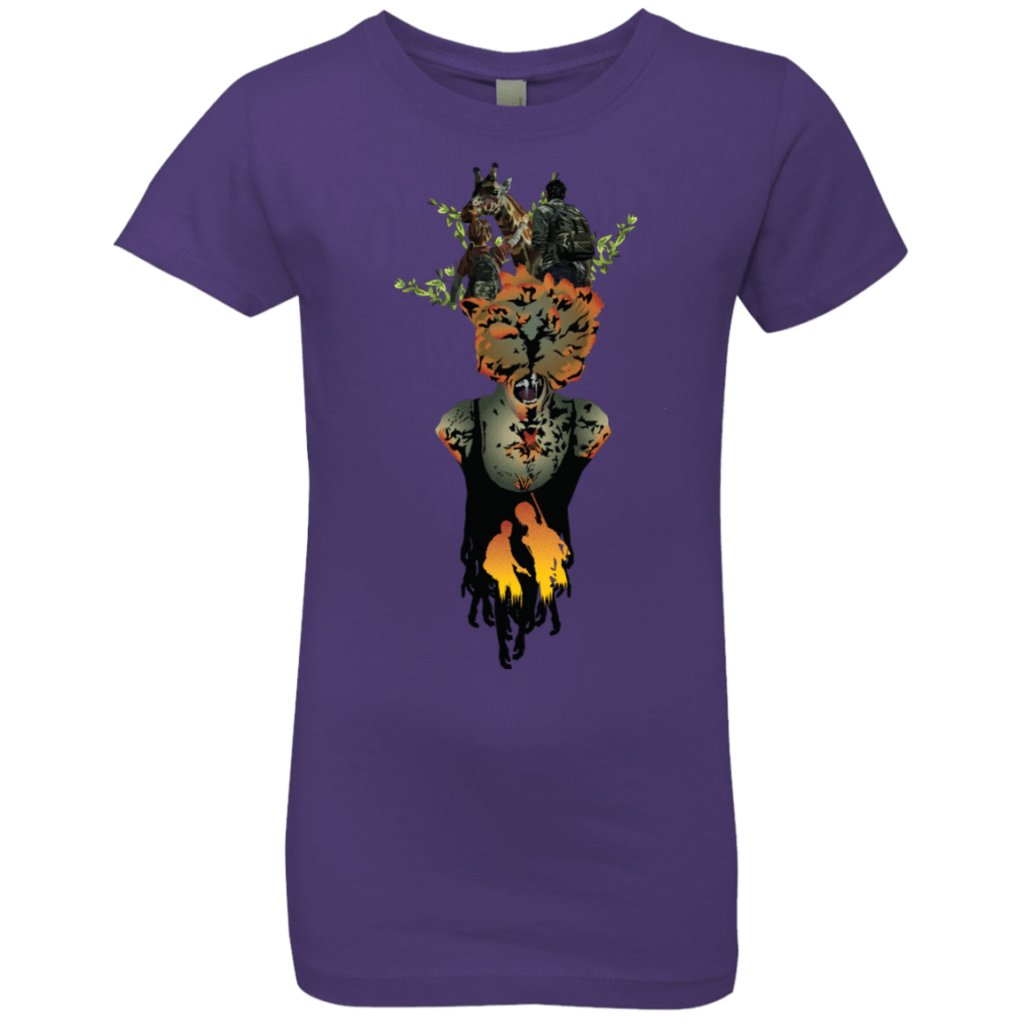 T-Shirts Purple Rush / YXS Last of Us Girls Premium T-Shirt