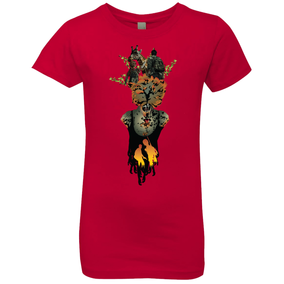 T-Shirts Red / YXS Last of Us Girls Premium T-Shirt