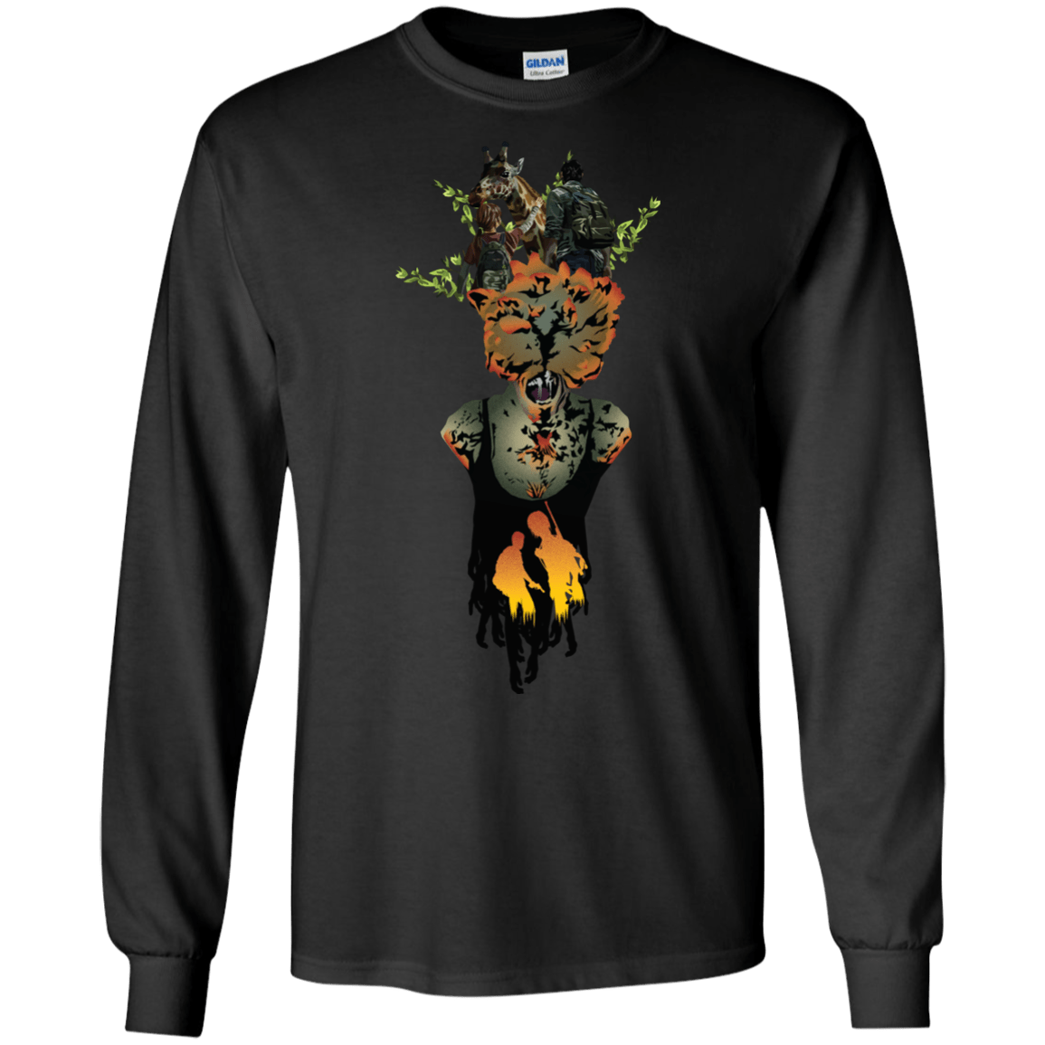 T-Shirts Black / S Last of Us Men's Long Sleeve T-Shirt