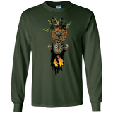 T-Shirts Forest Green / S Last of Us Men's Long Sleeve T-Shirt