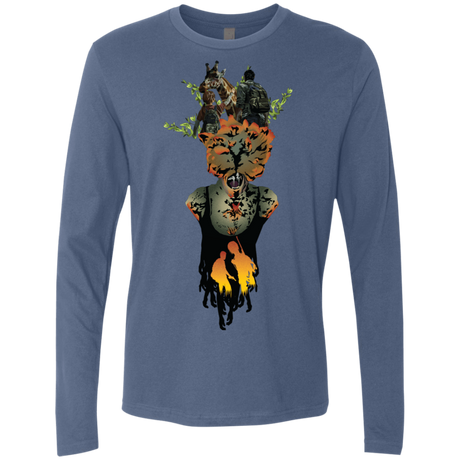 T-Shirts Indigo / S Last of Us Men's Premium Long Sleeve