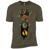T-Shirts Military Green / X-Small Last of Us Men's Premium T-Shirt
