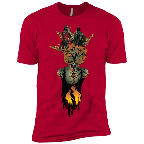 T-Shirts Red / X-Small Last of Us Men's Premium T-Shirt