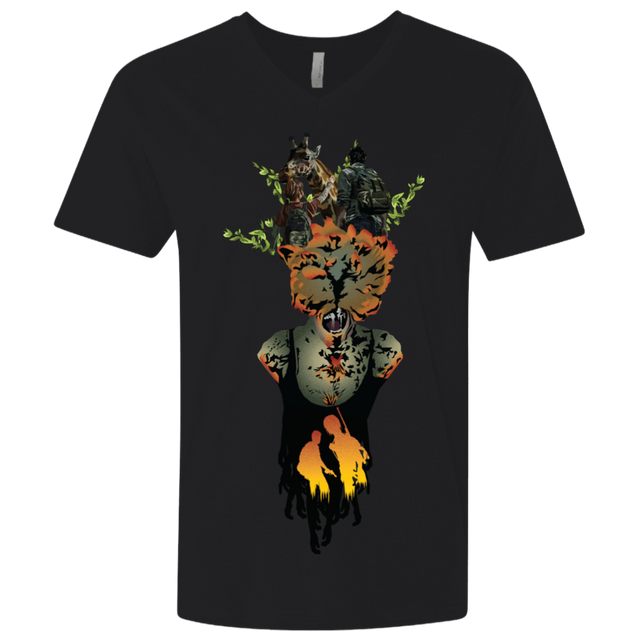 T-Shirts Black / X-Small Last of Us Men's Premium V-Neck