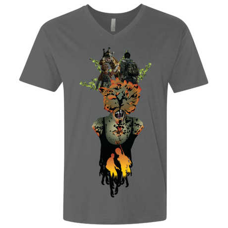 T-Shirts Heavy Metal / X-Small Last of Us Men's Premium V-Neck