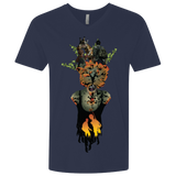 T-Shirts Midnight Navy / X-Small Last of Us Men's Premium V-Neck