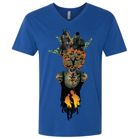 T-Shirts Royal / X-Small Last of Us Men's Premium V-Neck