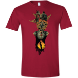 T-Shirts Cardinal Red / S Last of Us Men's Semi-Fitted Softstyle