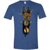 T-Shirts Heather Royal / X-Small Last of Us Men's Semi-Fitted Softstyle