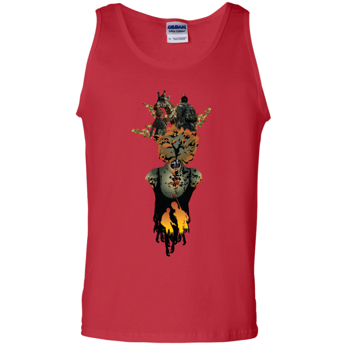T-Shirts Red / S Last of Us Men's Tank Top