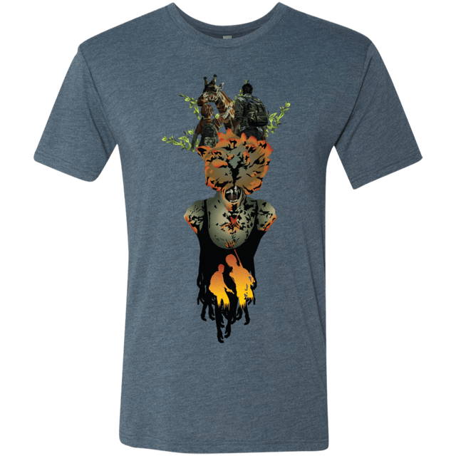 T-Shirts Indigo / S Last of Us Men's Triblend T-Shirt
