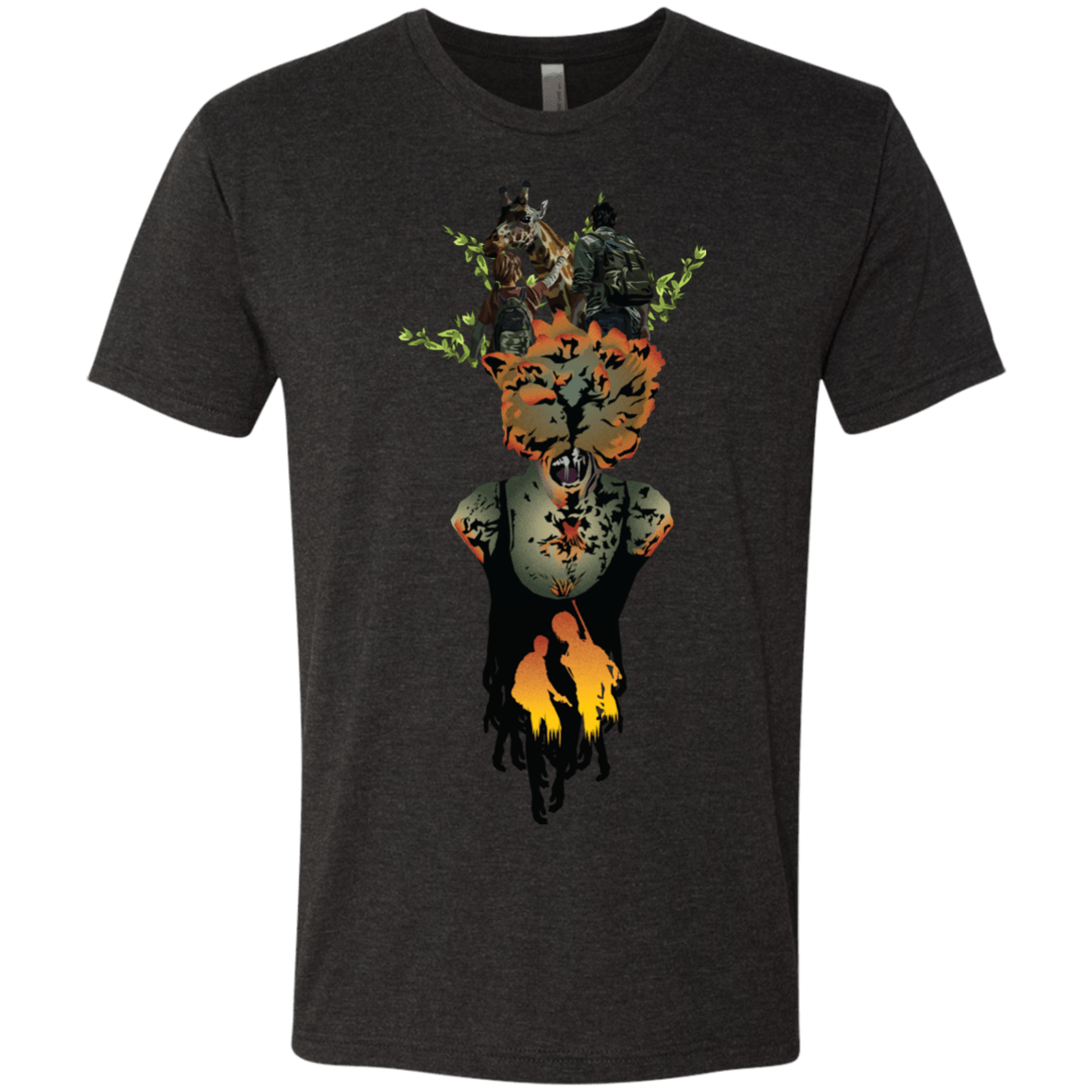 T-Shirts Vintage Black / S Last of Us Men's Triblend T-Shirt