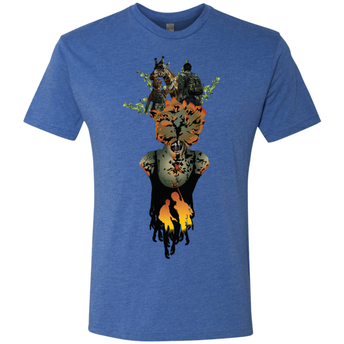 T-Shirts Vintage Royal / S Last of Us Men's Triblend T-Shirt
