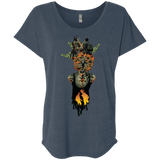 T-Shirts Indigo / X-Small Last of Us Triblend Dolman Sleeve