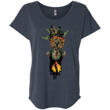 T-Shirts Vintage Navy / X-Small Last of Us Triblend Dolman Sleeve