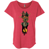 T-Shirts Vintage Red / X-Small Last of Us Triblend Dolman Sleeve