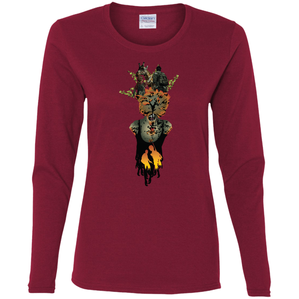 T-Shirts Cardinal / S Last of Us Women's Long Sleeve T-Shirt