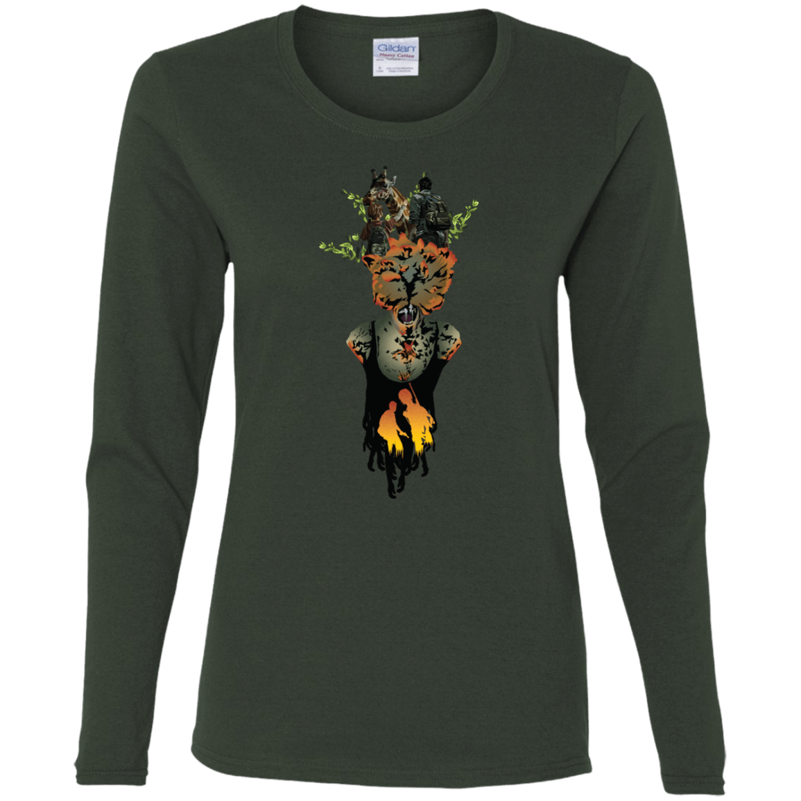 T-Shirts Forest / S Last of Us Women's Long Sleeve T-Shirt