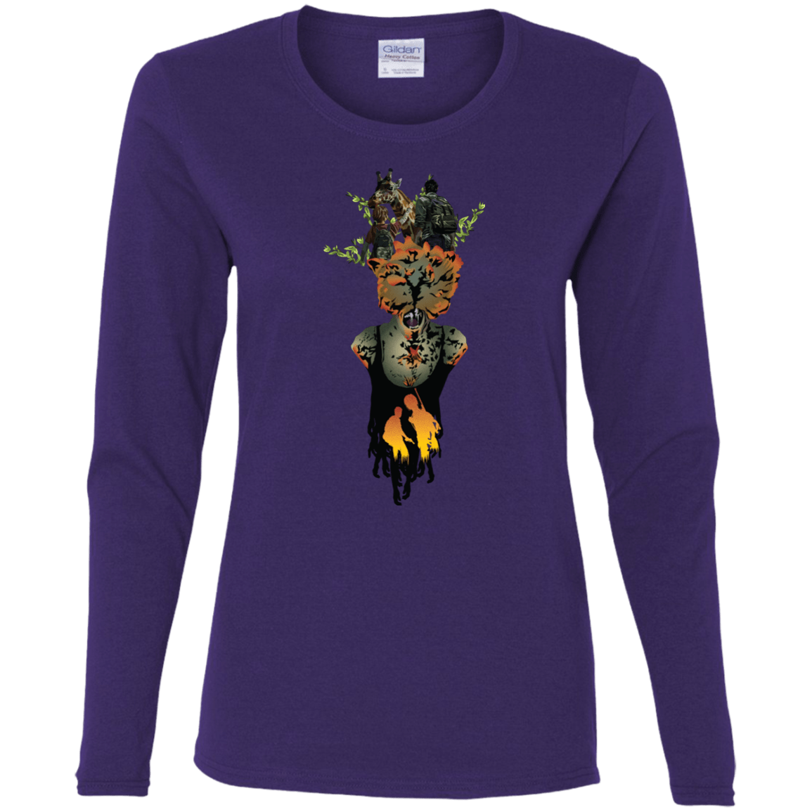 T-Shirts Purple / S Last of Us Women's Long Sleeve T-Shirt