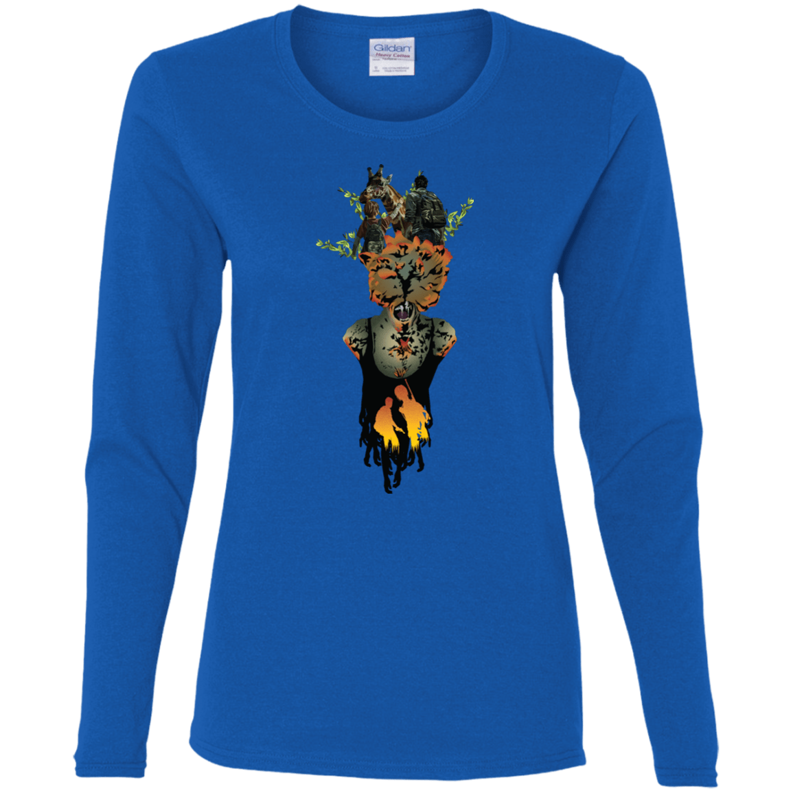 T-Shirts Royal / S Last of Us Women's Long Sleeve T-Shirt