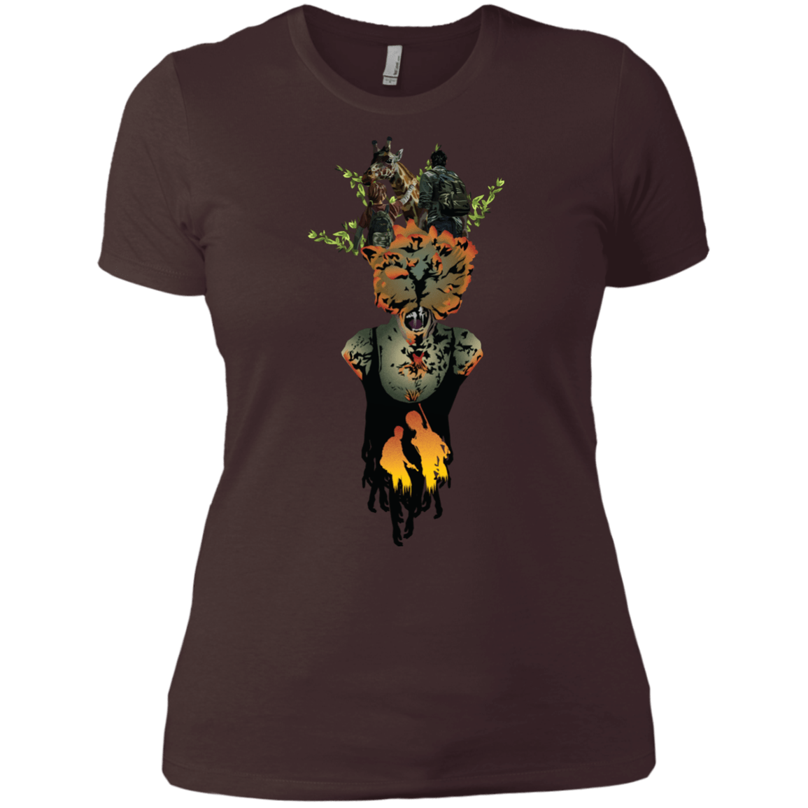 T-Shirts Dark Chocolate / X-Small Last of Us Women's Premium T-Shirt