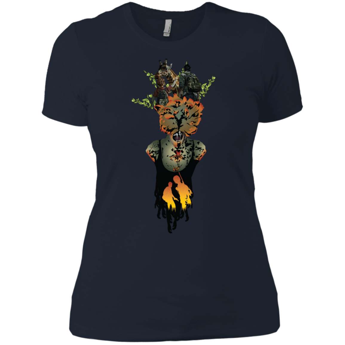 T-Shirts Midnight Navy / X-Small Last of Us Women's Premium T-Shirt