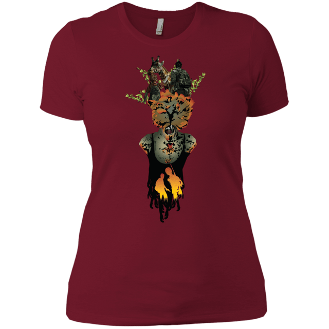 T-Shirts Scarlet / X-Small Last of Us Women's Premium T-Shirt