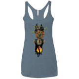 T-Shirts Indigo / X-Small Last of Us Women's Triblend Racerback Tank