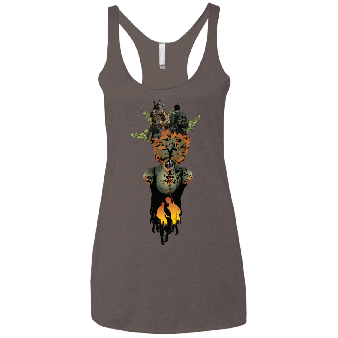 T-Shirts Macchiato / X-Small Last of Us Women's Triblend Racerback Tank