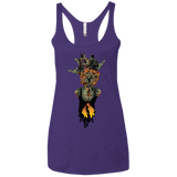 T-Shirts Purple Rush / X-Small Last of Us Women's Triblend Racerback Tank