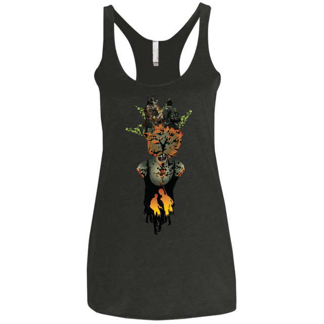 T-Shirts Vintage Black / X-Small Last of Us Women's Triblend Racerback Tank