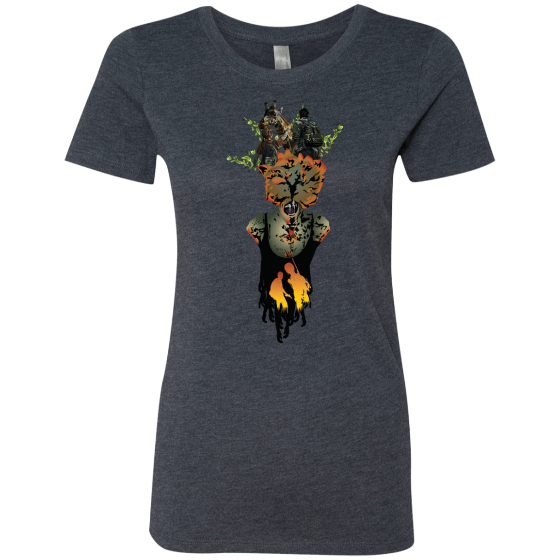 T-Shirts Vintage Navy / S Last of Us Women's Triblend T-Shirt