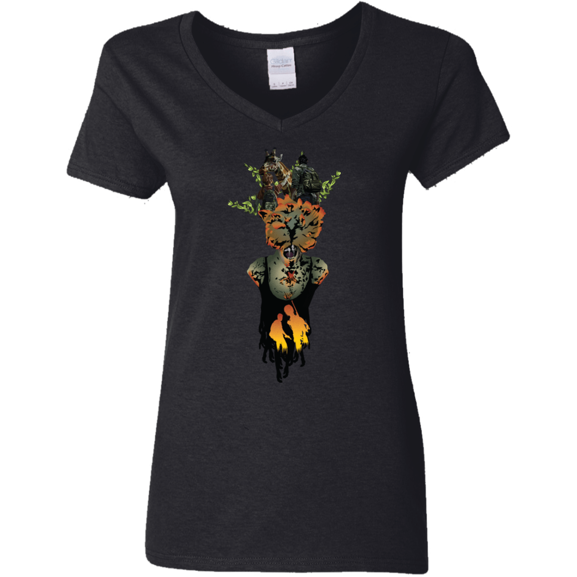 T-Shirts Black / S Last of Us Women's V-Neck T-Shirt