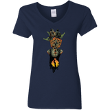 T-Shirts Navy / S Last of Us Women's V-Neck T-Shirt