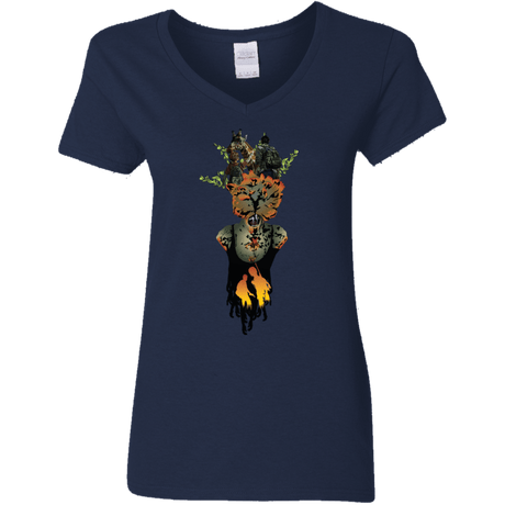 T-Shirts Navy / S Last of Us Women's V-Neck T-Shirt