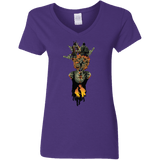 T-Shirts Purple / S Last of Us Women's V-Neck T-Shirt