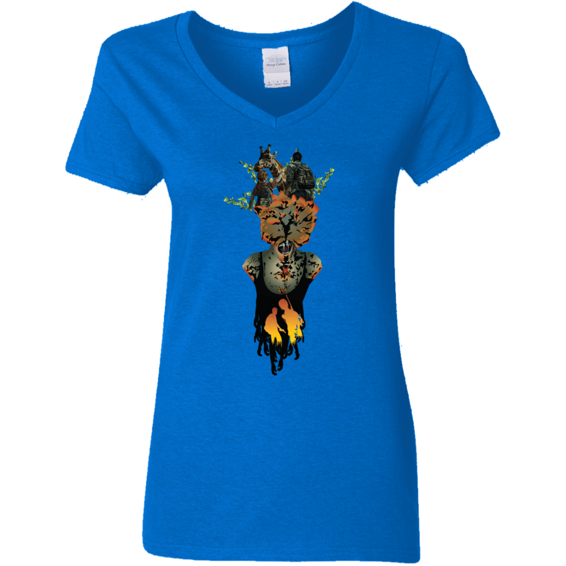 T-Shirts Royal / S Last of Us Women's V-Neck T-Shirt