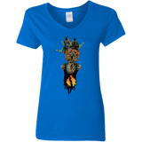 T-Shirts Royal / S Last of Us Women's V-Neck T-Shirt