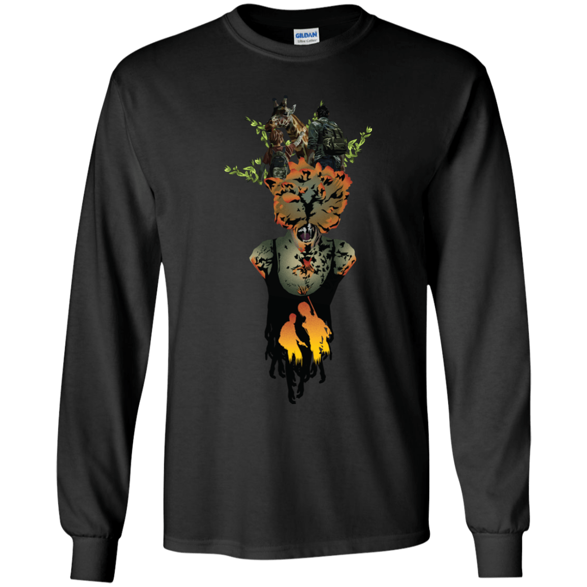 T-Shirts Black / YS Last of Us Youth Long Sleeve T-Shirt