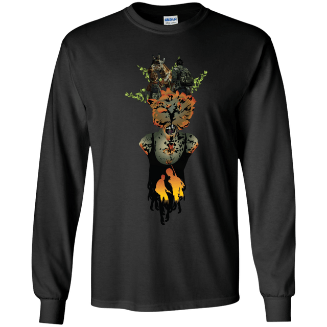 T-Shirts Black / YS Last of Us Youth Long Sleeve T-Shirt