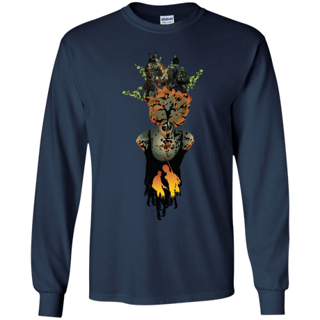 T-Shirts Navy / YS Last of Us Youth Long Sleeve T-Shirt