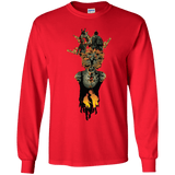 T-Shirts Red / YS Last of Us Youth Long Sleeve T-Shirt