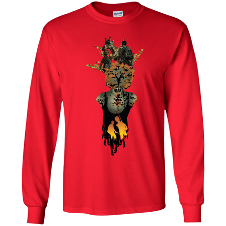 T-Shirts Red / YS Last of Us Youth Long Sleeve T-Shirt