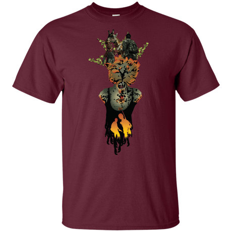 T-Shirts Maroon / YXS Last of Us Youth T-Shirt