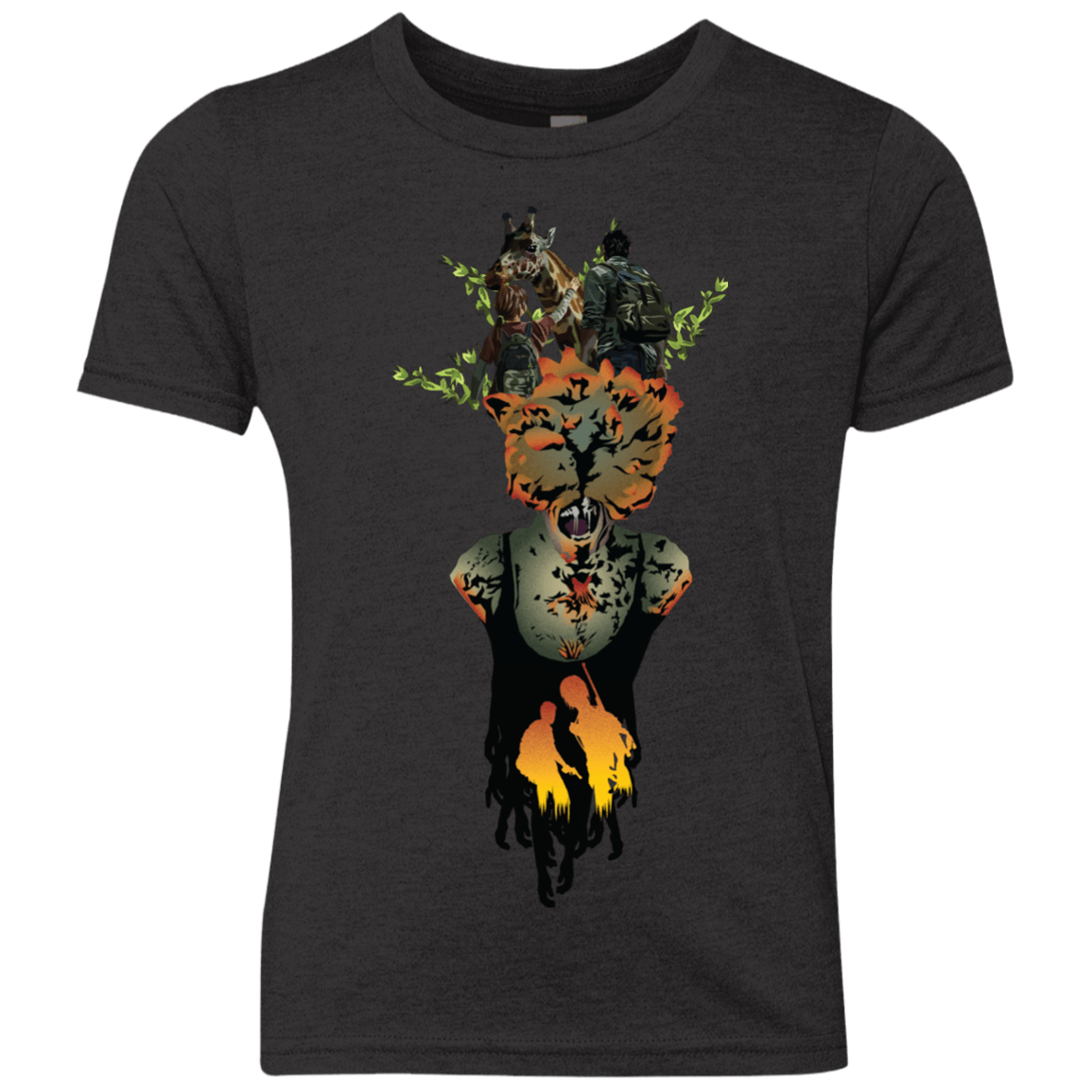 T-Shirts Vintage Black / YXS Last of Us Youth Triblend T-Shirt