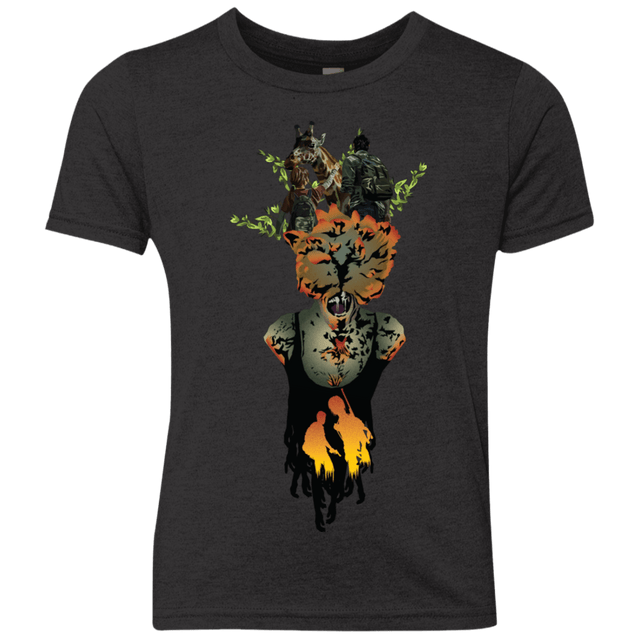 T-Shirts Vintage Black / YXS Last of Us Youth Triblend T-Shirt