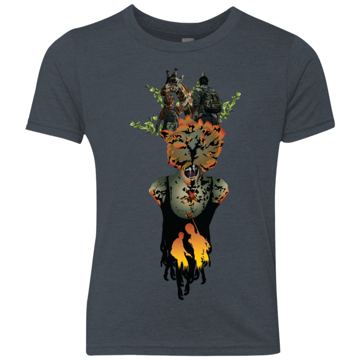 T-Shirts Vintage Navy / YXS Last of Us Youth Triblend T-Shirt