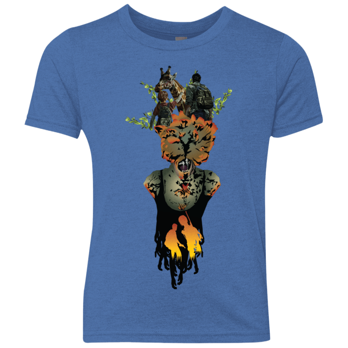 T-Shirts Vintage Royal / YXS Last of Us Youth Triblend T-Shirt