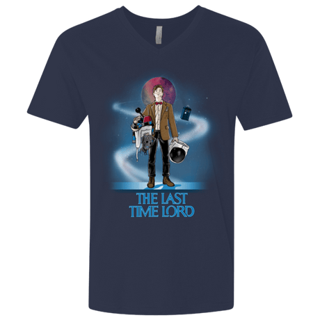 T-Shirts Midnight Navy / X-Small Last Time Lord Men's Premium V-Neck