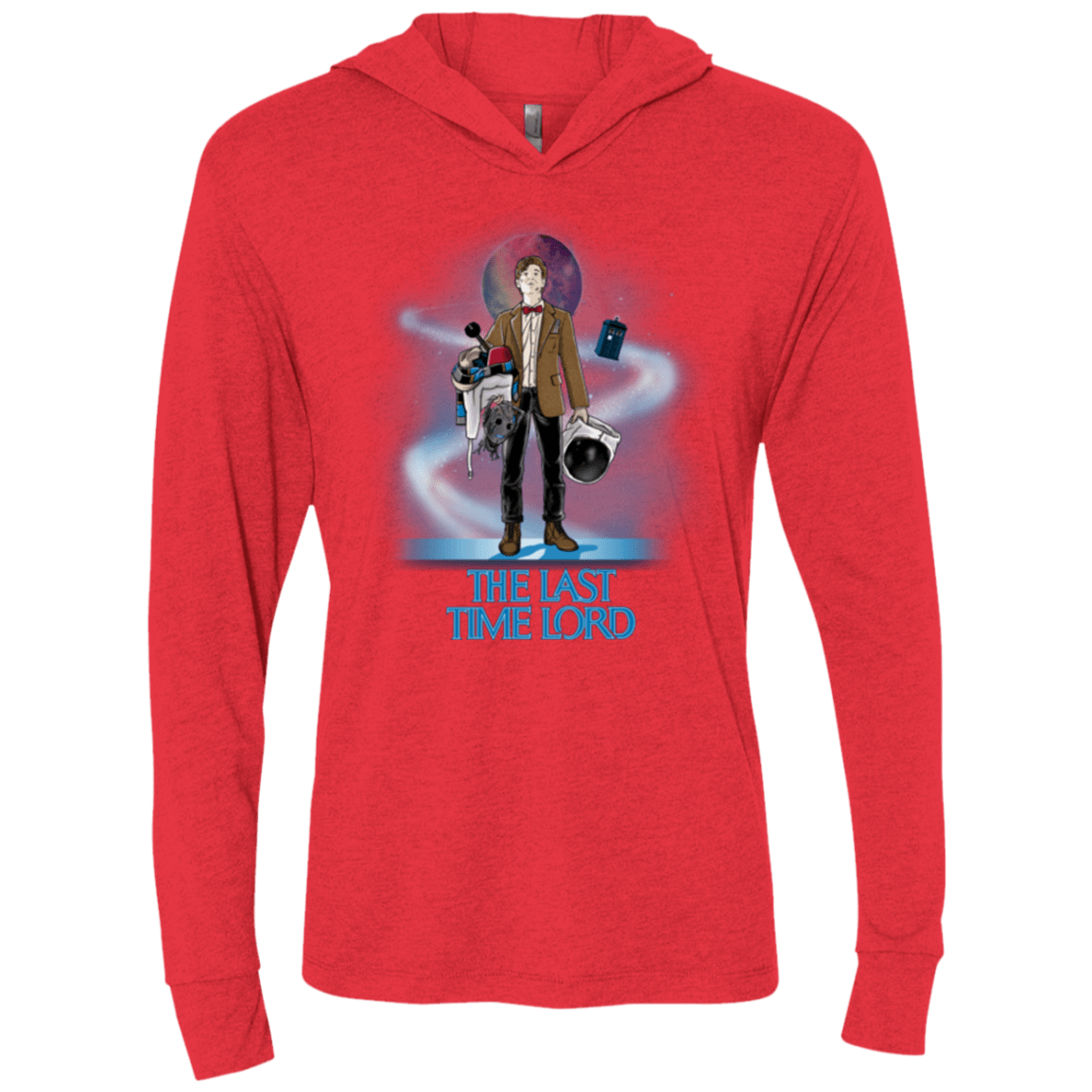 T-Shirts Vintage Red / X-Small Last Time Lord Triblend Long Sleeve Hoodie Tee